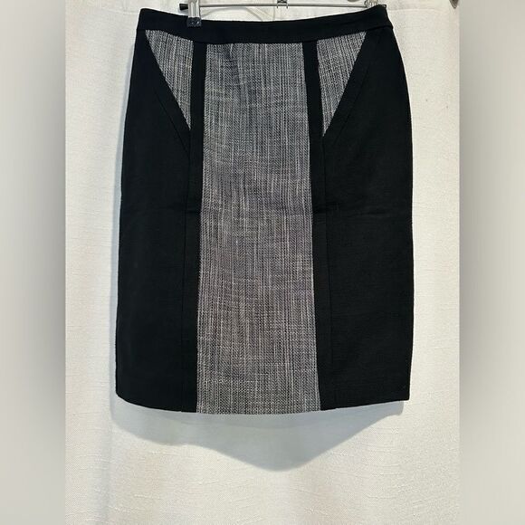 Calvin Klein - Black and White Pencil Skirt - Picture 1 of 5